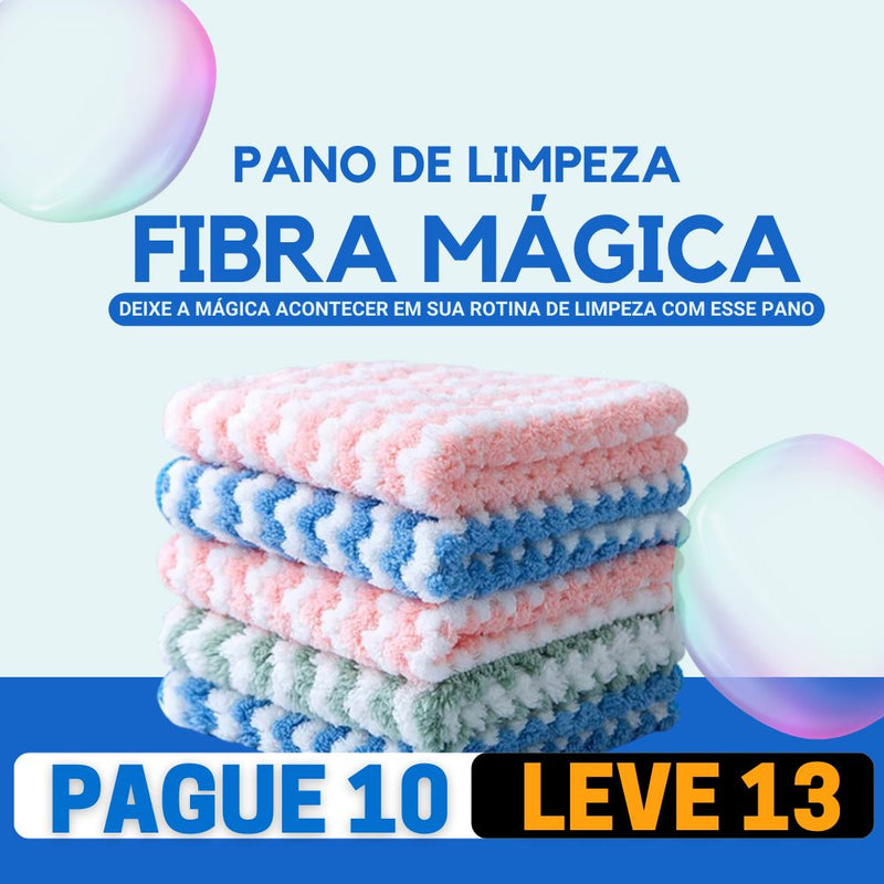 Microfibra para Limpeza Premium - Fibra Mágica